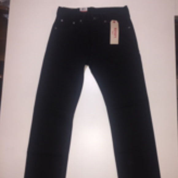 Levi's 505 Regular Black Jeans - Picture 2 of 4